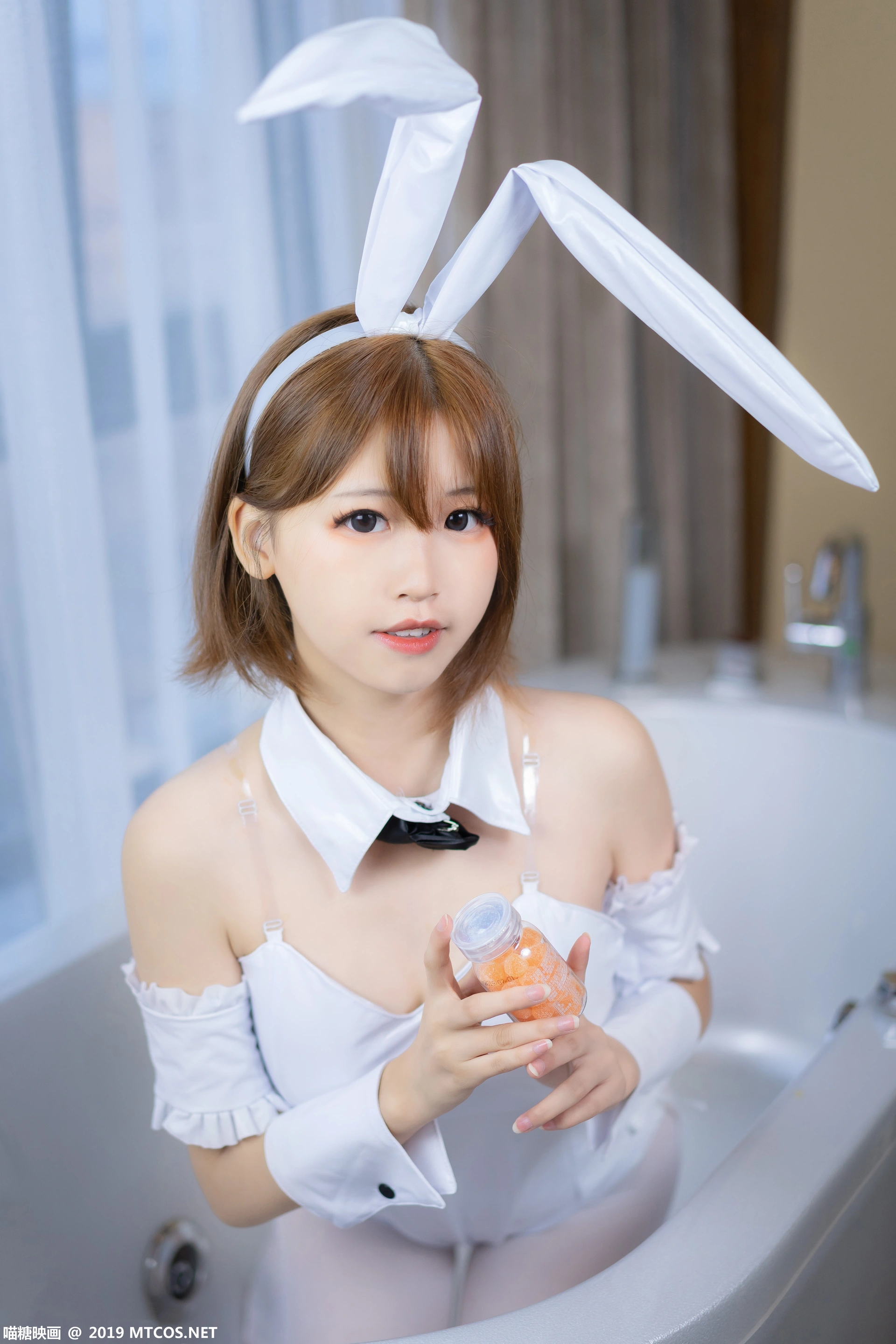 喵糖映画 - VOL.041 白色兔女郎 1