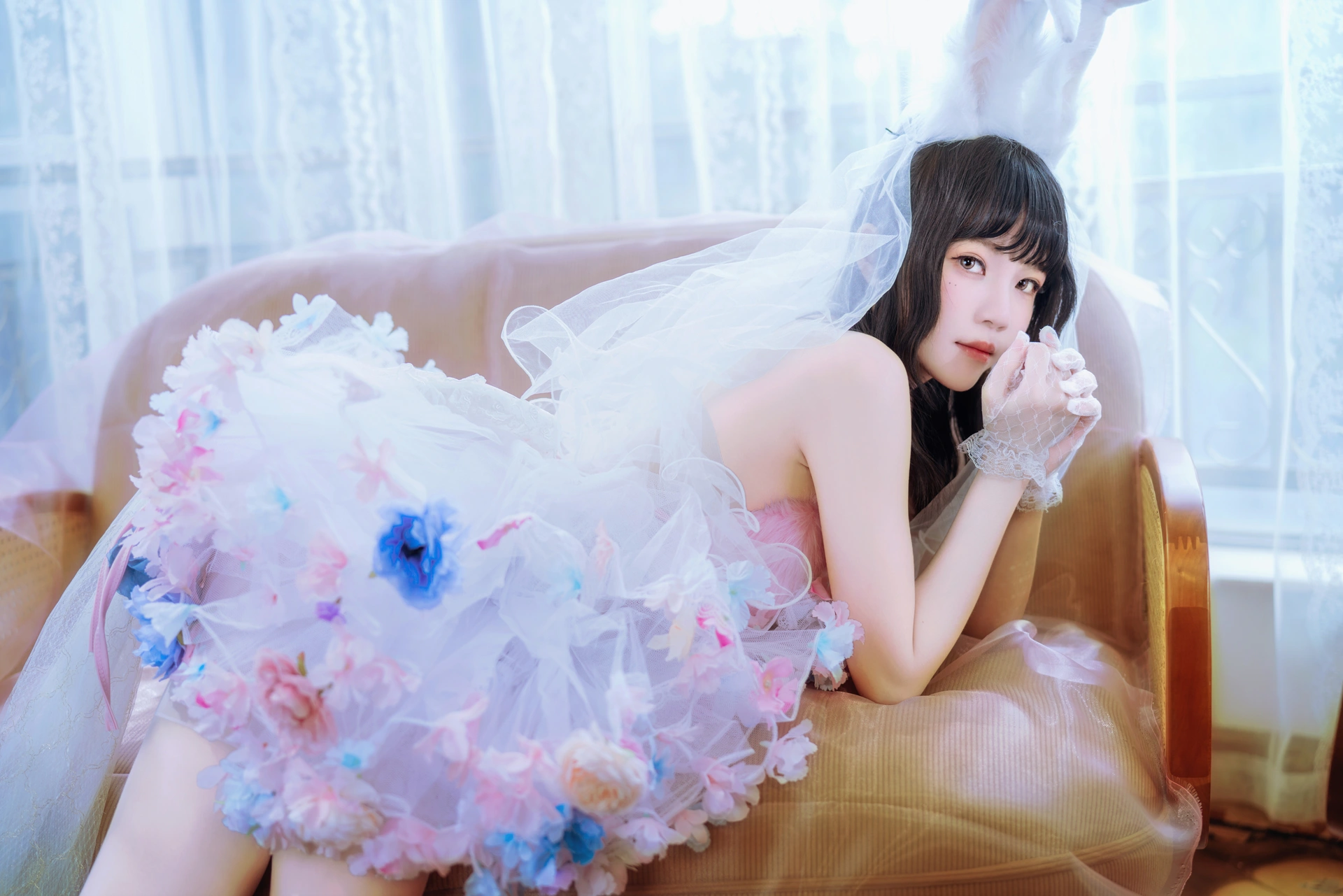 桜桃喵 - NO.199 花嫁兔 2
